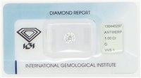  Zertifizierter Stein Sommer in Diamant Diamante 1.00 Ct CERTIFICATO IGI 130440297 - CERTIFICATO IGI 130440297